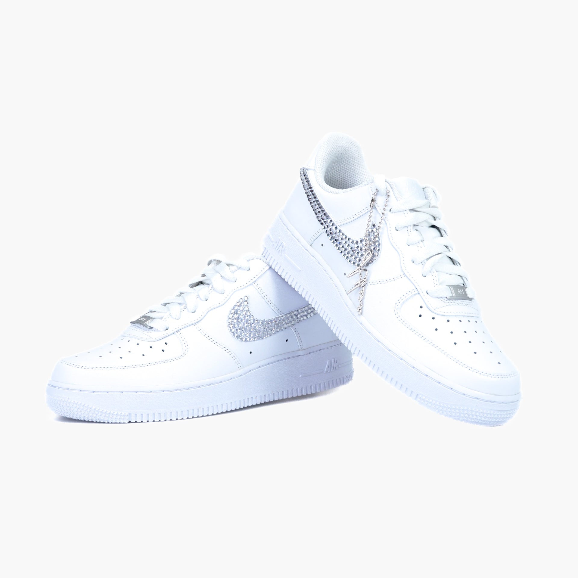 Nike Air Force Mit Silber Nike Zeichen Nike Air Force Reflective