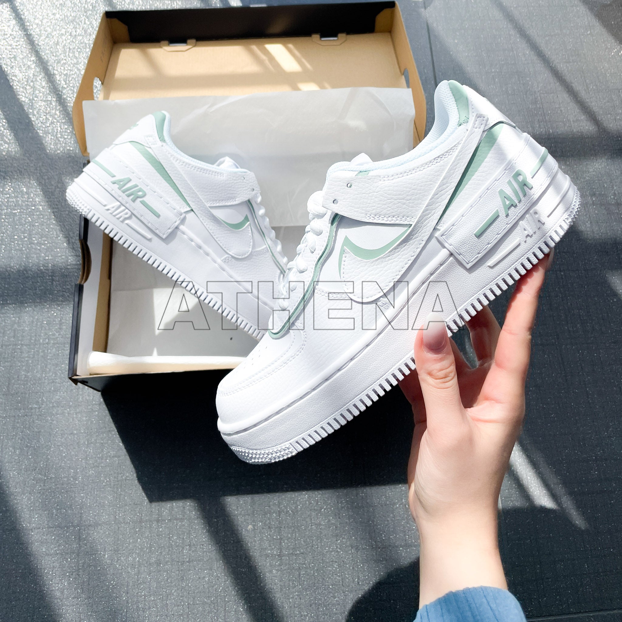 Custom white air force 1 Clearance
