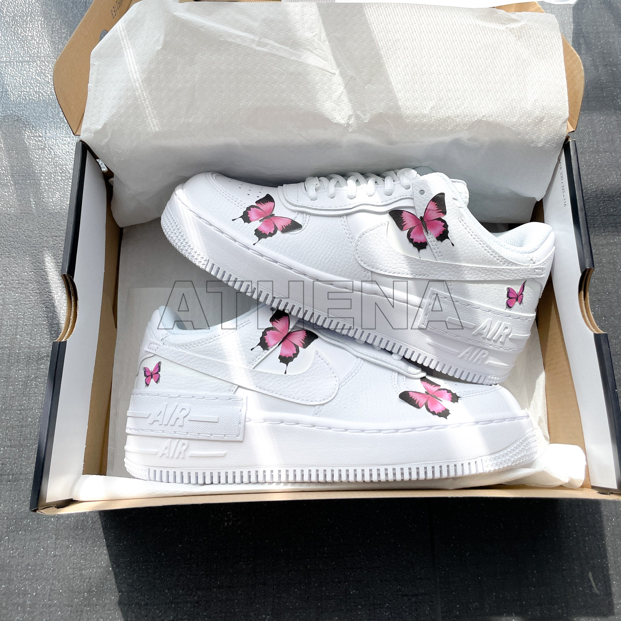 Pink Nike Schuhe Damen Shadow Custom Nike Air Force Shadow 07