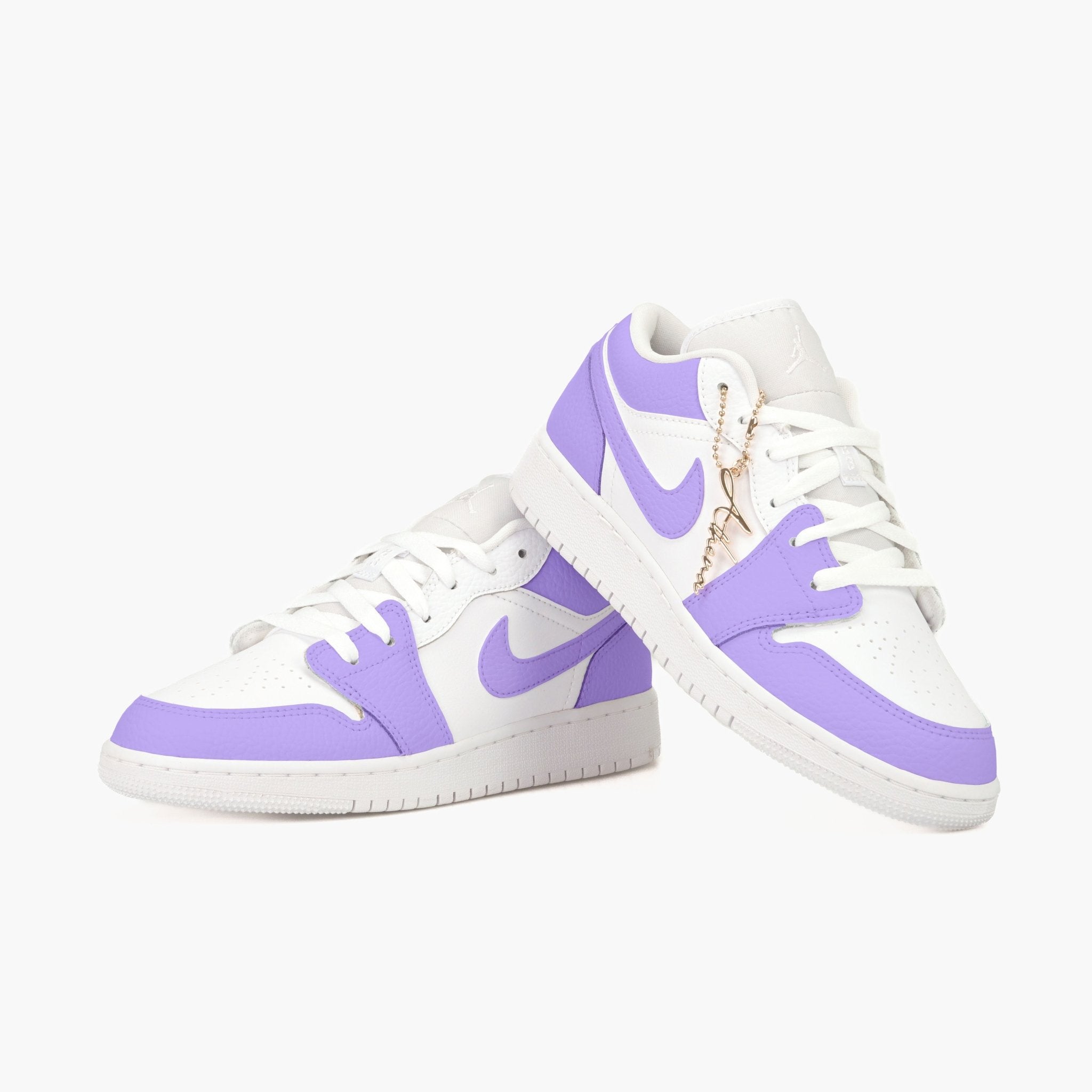 Air Jordan Low Custom Sneaker Pastell Lila