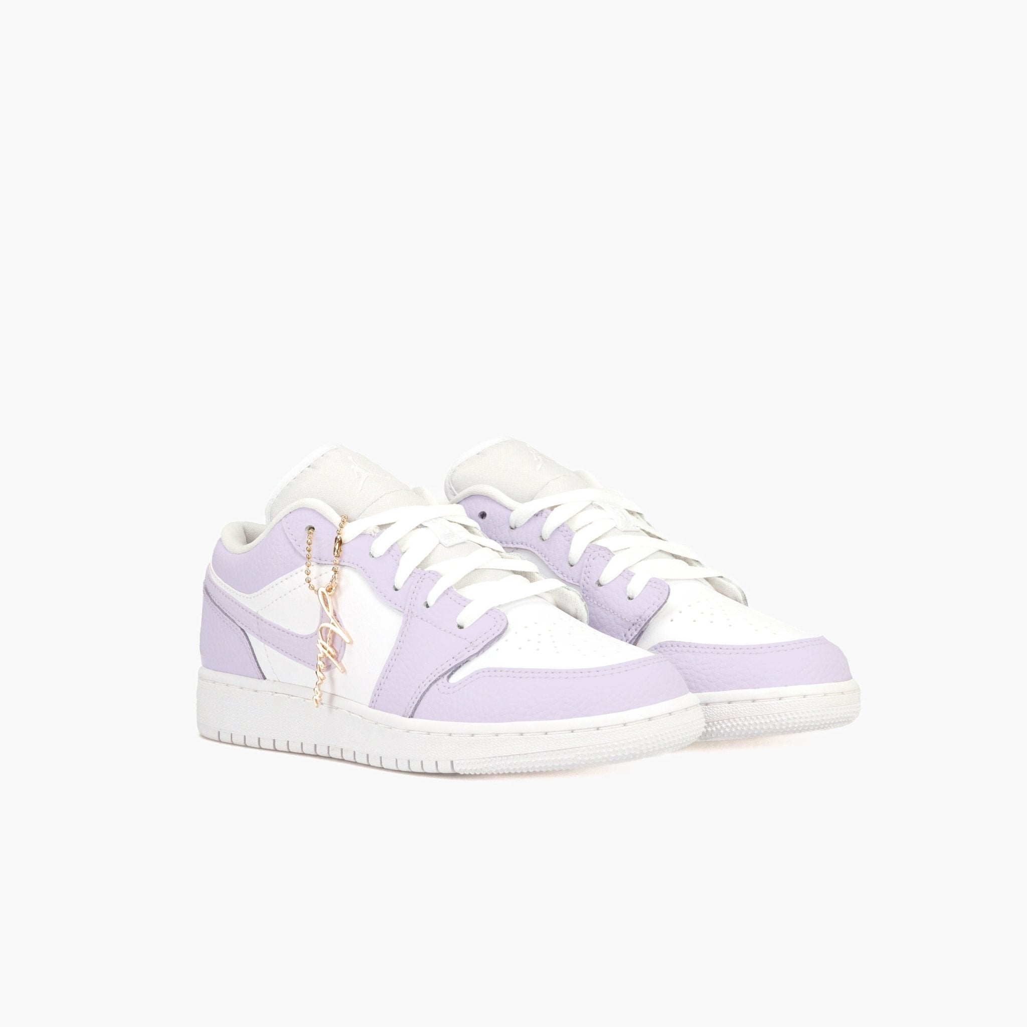 Air Jordan Low Custom Sneaker Pastell lila