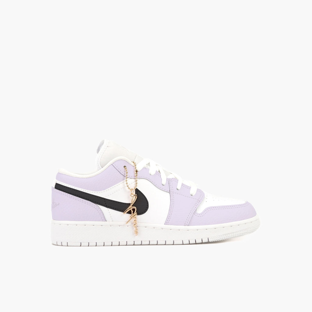 Custom Sneaker Nike Air Jordan 1 Low Custom Sneaker Pastell lila Handgemachte Schuhe von Athena